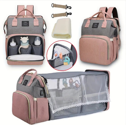 Wooffy™ Tiny Tote Folding Crib Backpack